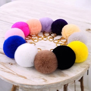 Chaveiro Pingente PomPom de Pelúcia Grande no Atacado Para bolsas Mochilas Chaves de Casa em Oferta na Shopee