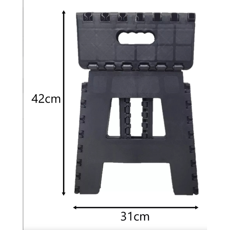 Banquinho Portátil Adulto Resistente Para Manicure Pescar Eletricistas e Camping Leve 100kg Cor