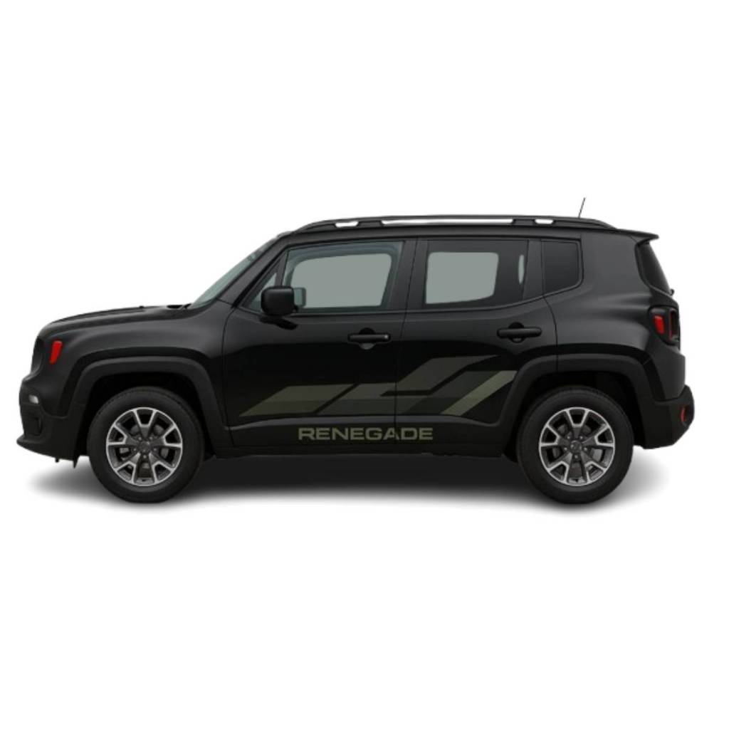 Adesivo Lateral Renegade 2020 Adesivo Laminado - Compatível