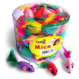 Brinquedo American Pets Cat Toy Ratinho com Penacho unidades em Oferta na Shopee