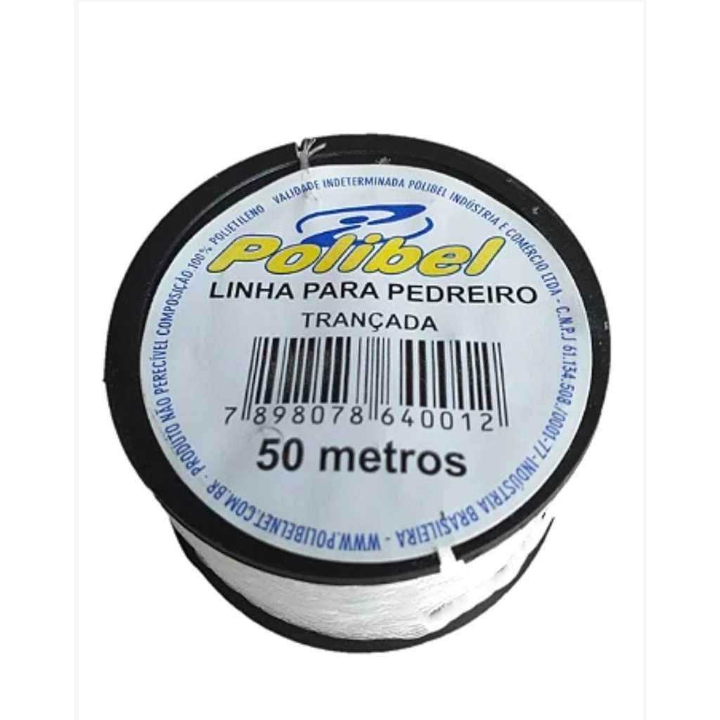 Linha de Pedreiro ( Trançada )50m  -Nylon Polibel