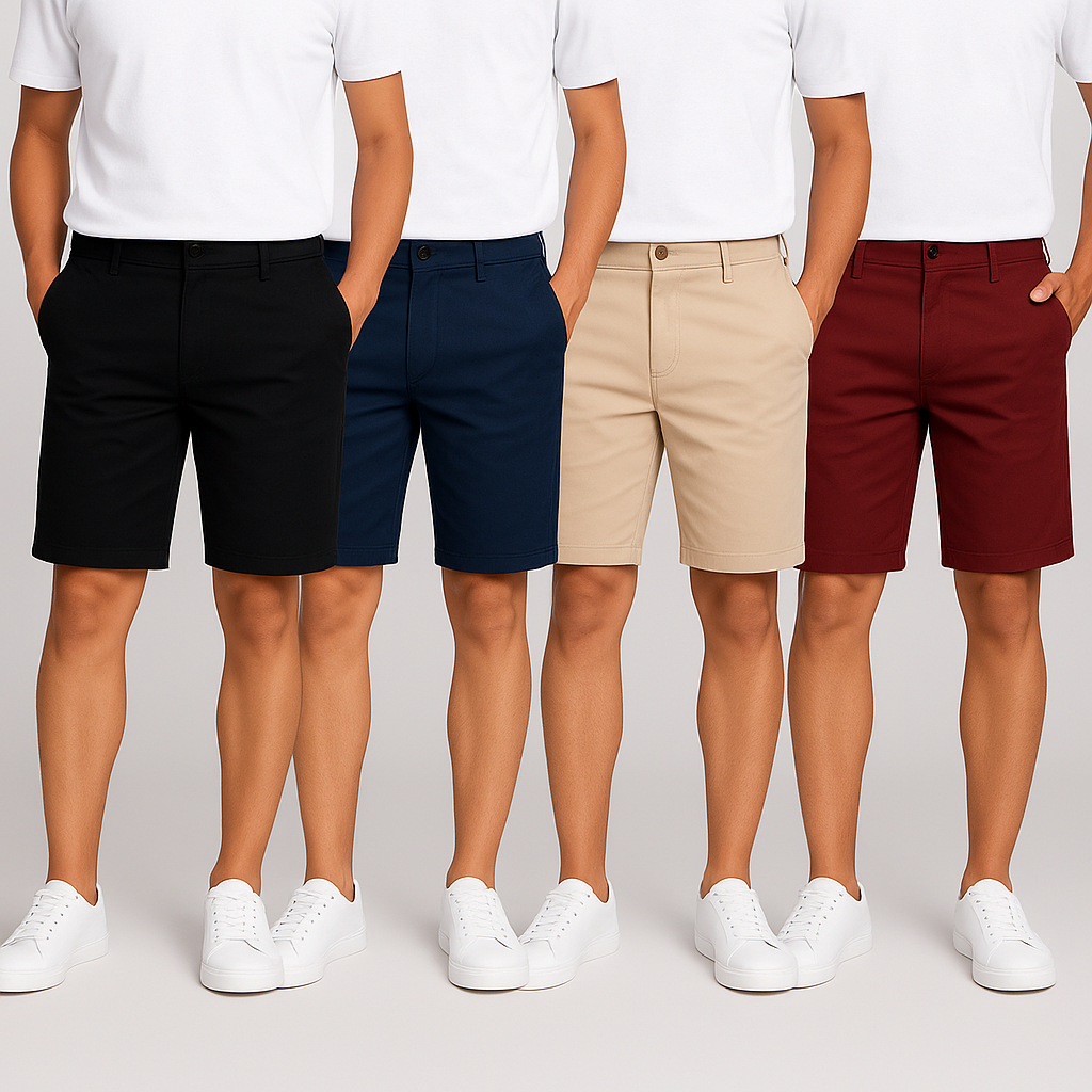 Bermuda Sarja Colorida Jeans Premium Masculino Diversas Cores