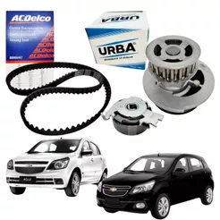 Kit Correia Dentada Tensor Bomba Dagua Celta Corsa Prisma