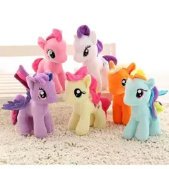 Pelúcia My Little Pony 30cm – Boneca de Pelúcia Fofa para Crianças
