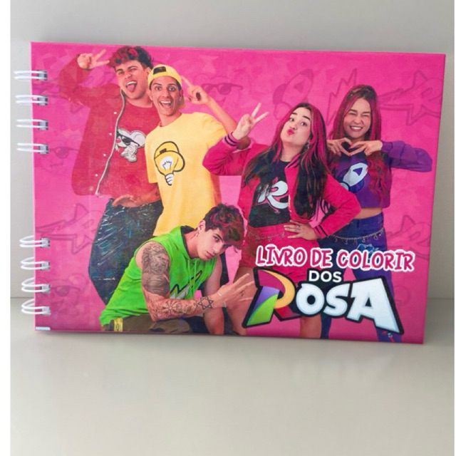 KIT FESTA (10 UNIDADES) LIVRO DE COLORI EMILY VICkK/DOS ROSAS CAPA DURA 50 DESENHOS  180G PERSONALIZADO