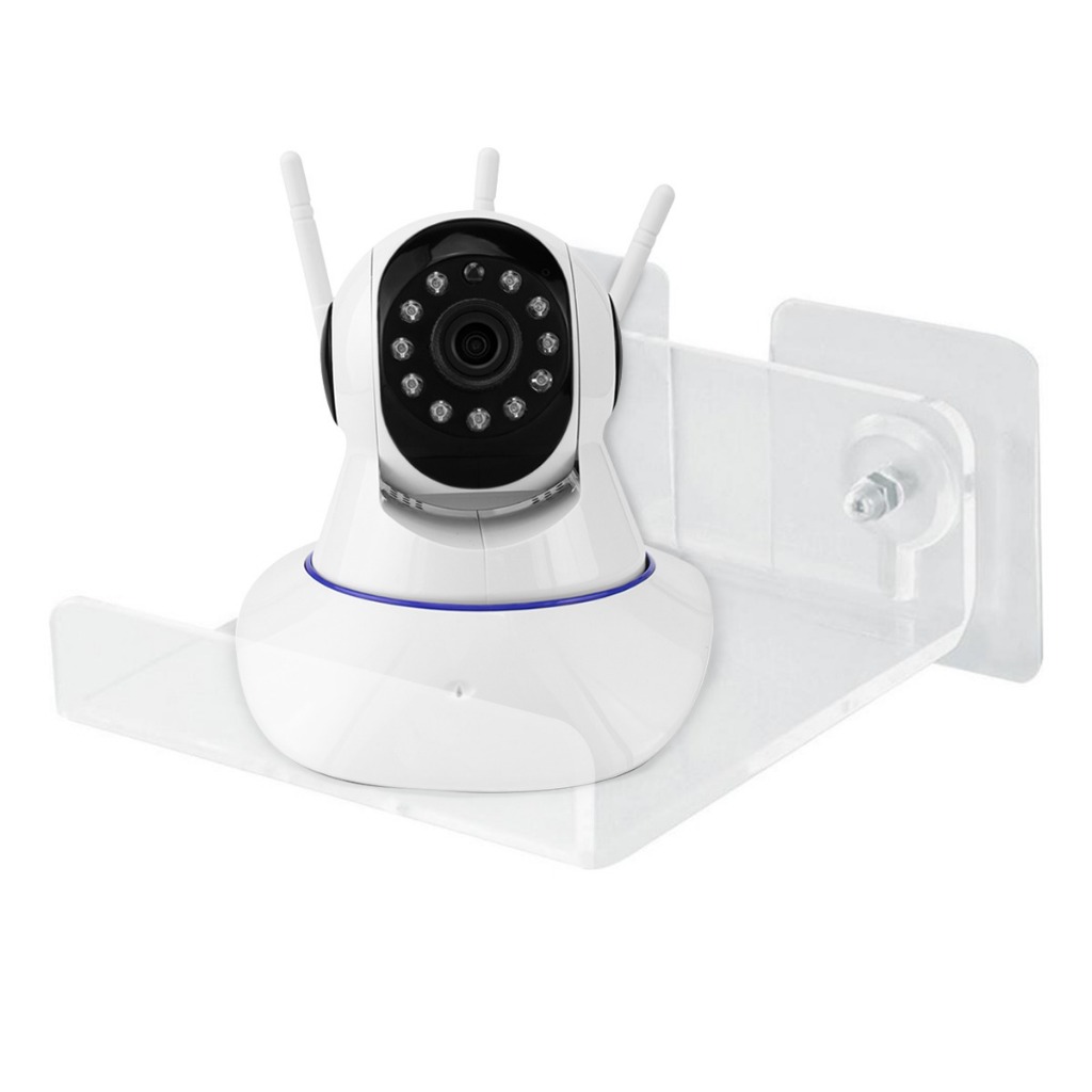 suporte adesivo sem furos para câmera de segurança alexa Suporte Universal para Babá Eletrônica com fita dupla face