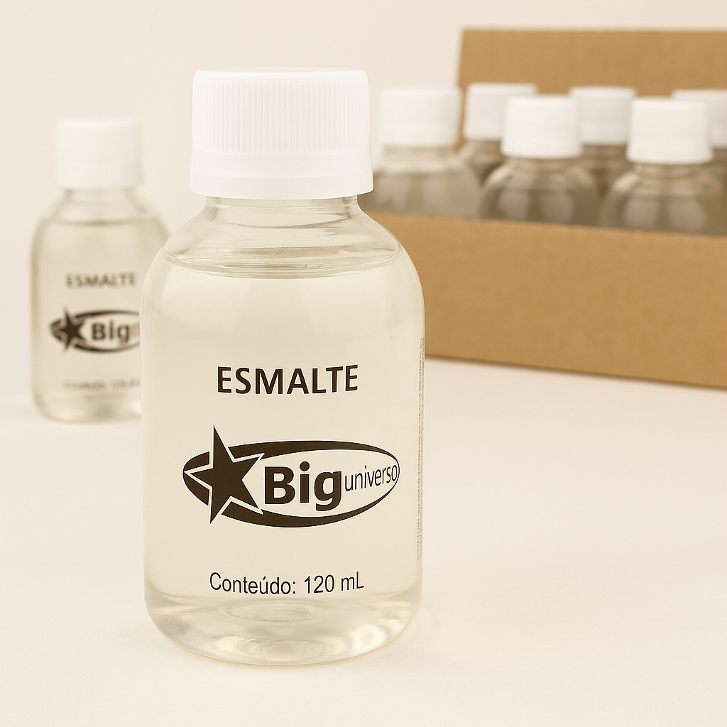 Kit Esmalte Raio Extra Brilho Big Universo 120ml Brilho Intenso e Duradouro Caixa C/12 Unidades