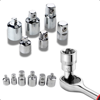 Adaptador Catraca Soquete 1/4 3/8 1/2 Kit 6 Peças Cr-v em Oferta na Shopee