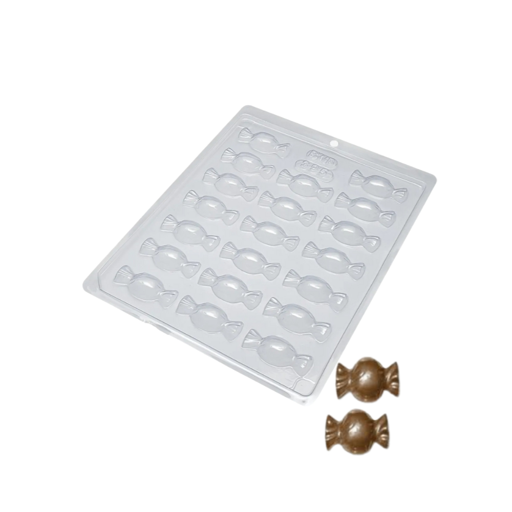 Bwb Forma Simples Acetato Molde Bombom Balinha Cod395