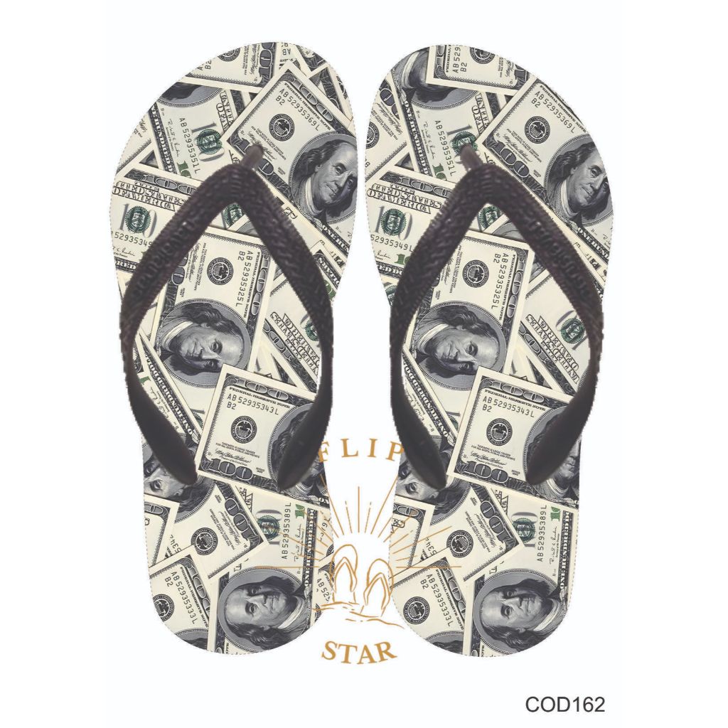 Chinelo Dolares - Estampas Variadas | Tamanhos Adulto e Infantil