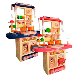 Cozinha Fogão Infantil De Brinquedo Completa Sai Água Comida Forno Brincar Petipetá