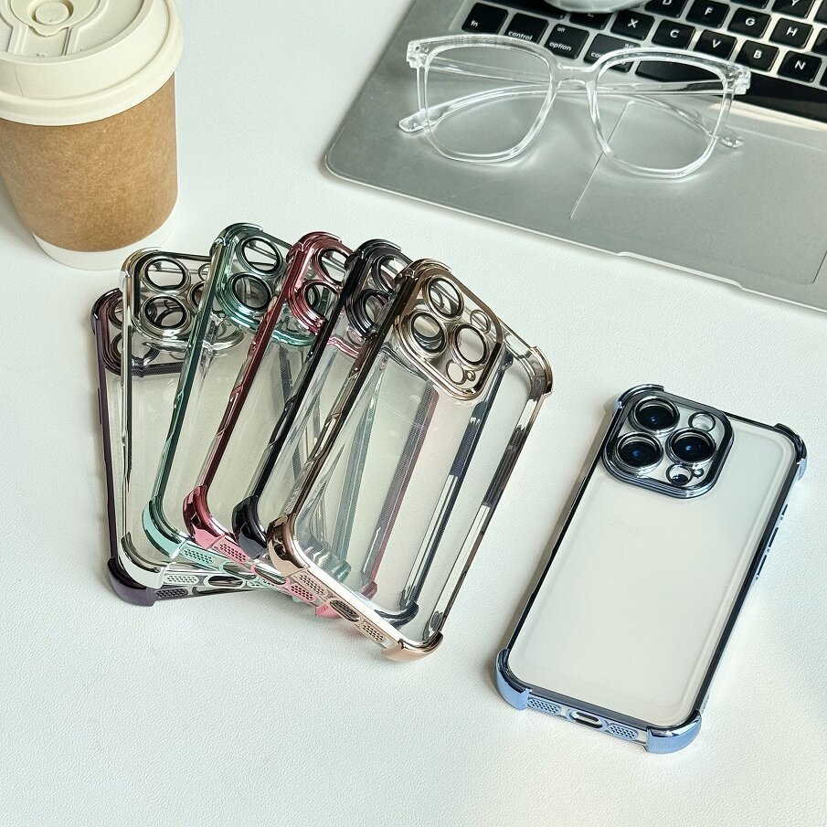 Capinha Borda Colorida Anti-Impacto para Xiaomi Poco X5,X6,X6PRO,X7,C65,C75,M6,M6PRO em Oferta na Shopee