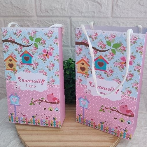 40 SACOLINHAS  JARDIM ENCANTADO PARA ANIVERSARIO PEGUE E MONTE PEQUENA LEIA A DISCRIÇÃO em Oferta na Shopee