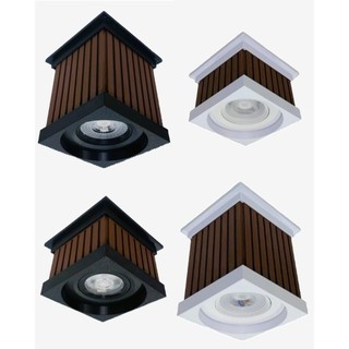 Spot ripado 3D, Spot de sobrepor LED, Spot Sobrepor Teto com Lâmpada LED + Lâmpada LED Inclusa
