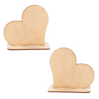 Kit 35 mini display painel cenario coração 10 cm mdf enfeite lembrancinha mães pais namorados noivos em Oferta na Shopee