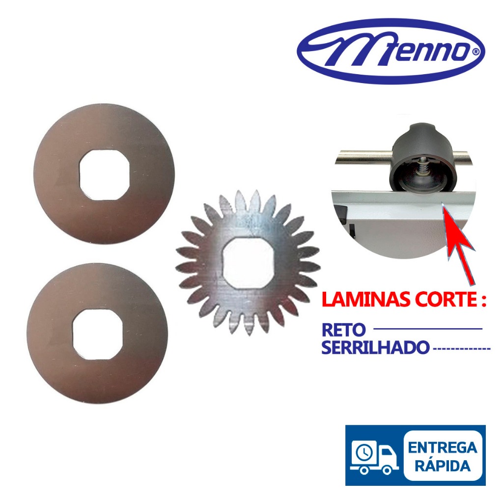 Kit 3 Navalhas Lâminas Refiladora Menno 297 / 420 / SNF em Oferta na Shopee