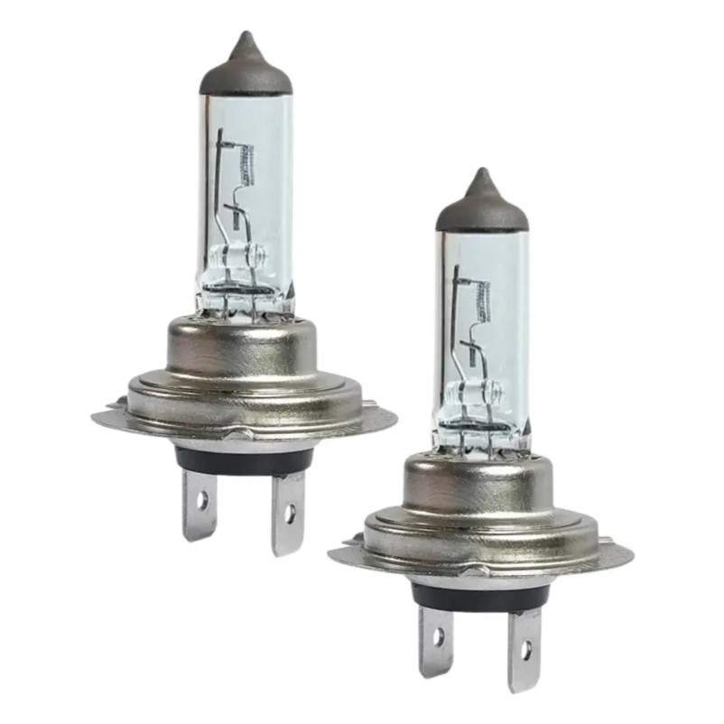 Par Lâmpada Halógena Automotivas Farol H7 4300k 55w 12v em Oferta na Shopee