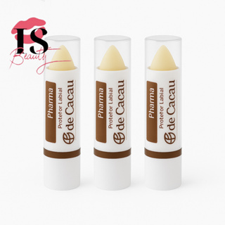 Kit 3 Manteiga De Cacau Bastão Tradicional - Pharma - Hidratantes Labial em Oferta na Shopee