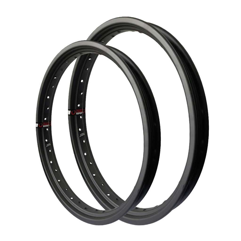 Par Aros de Alumínio Viper Vpr 19x1.85 e 17x2.15 Bros 125 150 160 Xre 190 Xtz Crosser 150 Preto Fosco