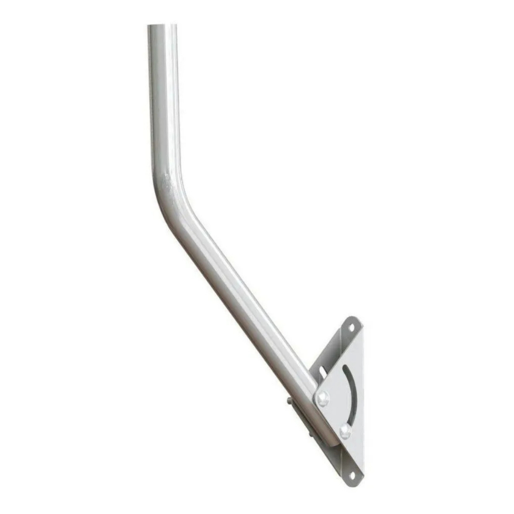 Suporte Branco para Antena Connect Mastro Articulado Suporte de parede ou laje Antena Externa