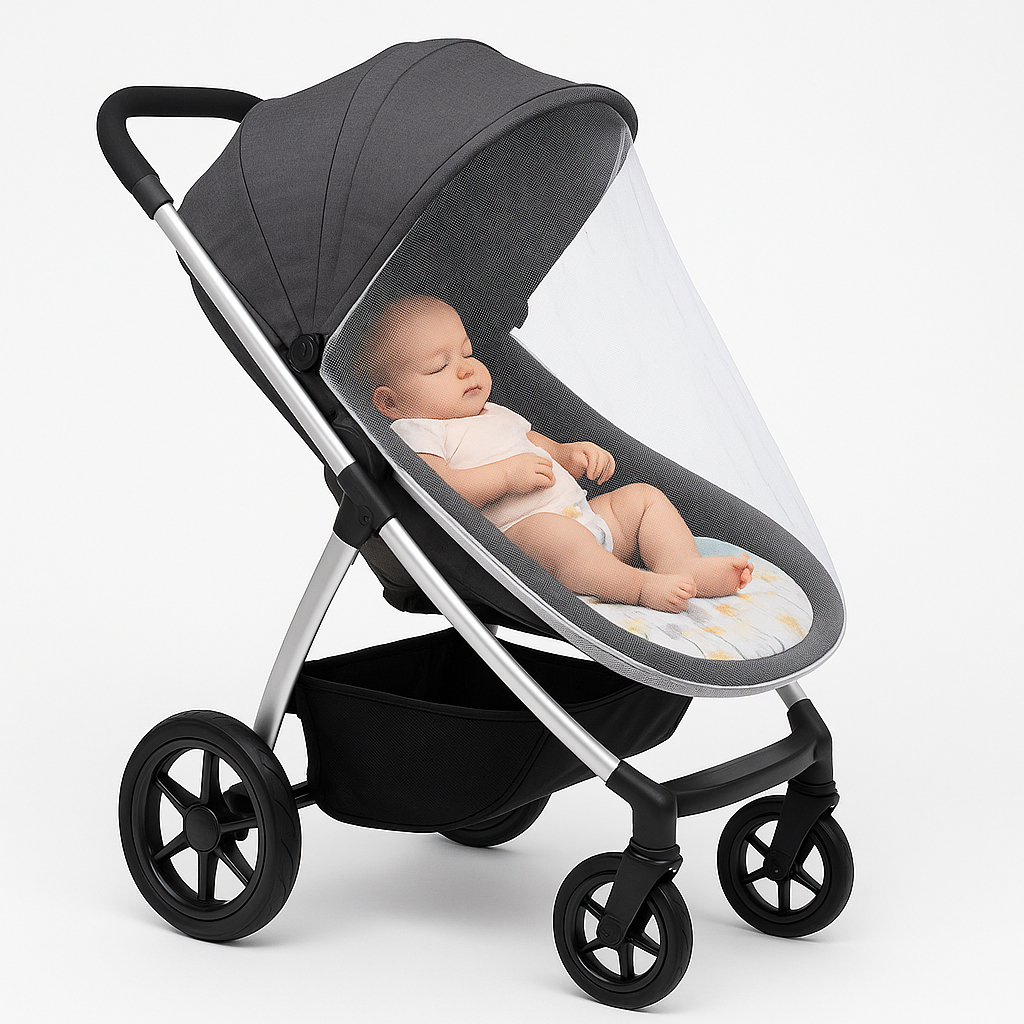 Mosquiteiro De Carrinho Universal Portatil 1,00m X 1,10m Carrinho, bebe conforto e cadeiri...
