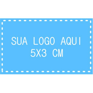 Adesivos Retangular Com Sua Logo 5x3 Cm