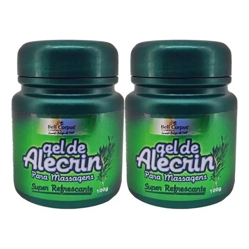 Kit C/ 2 Gel Massageador Alecrin Super Refrescante Bell Corpus 100g em Oferta na Shopee