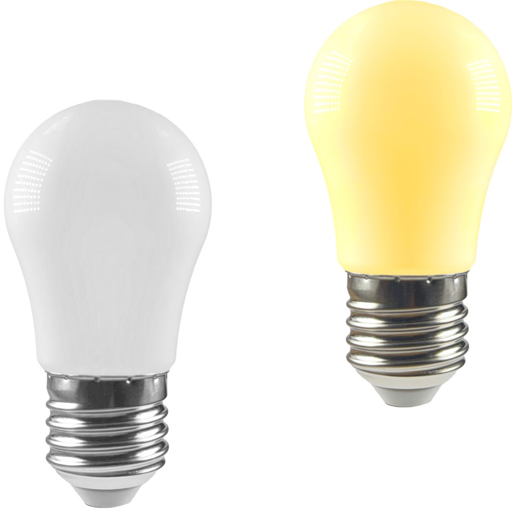 Kit 10 Lâmpada Bolinha Led 3w G45 Bivolt E27 Para Lustre Espelho Camarim e varal de Led