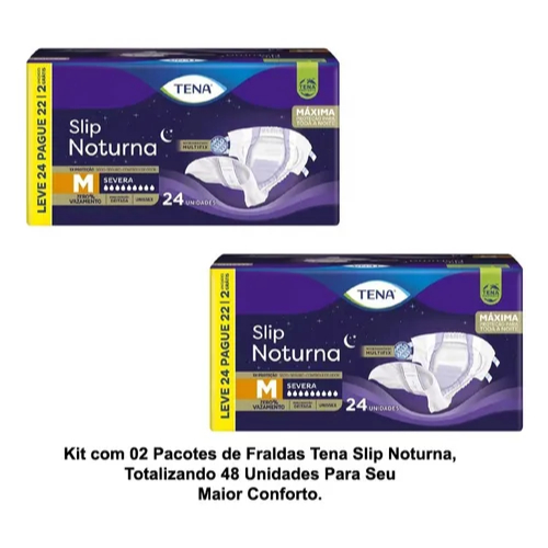 Fralda Tena Slip Noturna Tamanho G: Onde Comprar | BuscaProdutos