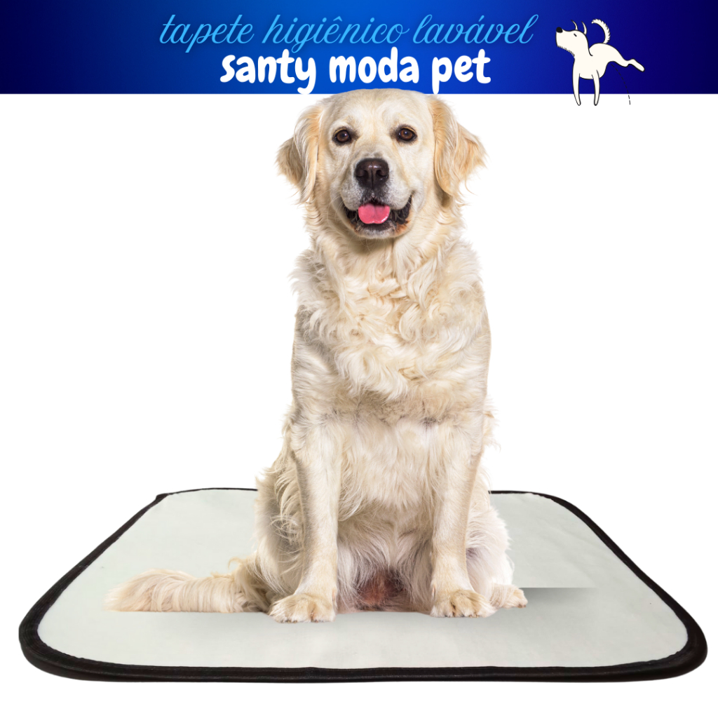 kit 2 tapete lavável para cães, GG, 100x90cm, PROMOÇÃO, santy moda pet, reutilizável.