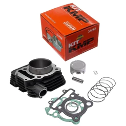 Kit Cilindro Kmp Yamaha Fazer 250 Blue Flex Ys Cor Preta Original Completo
