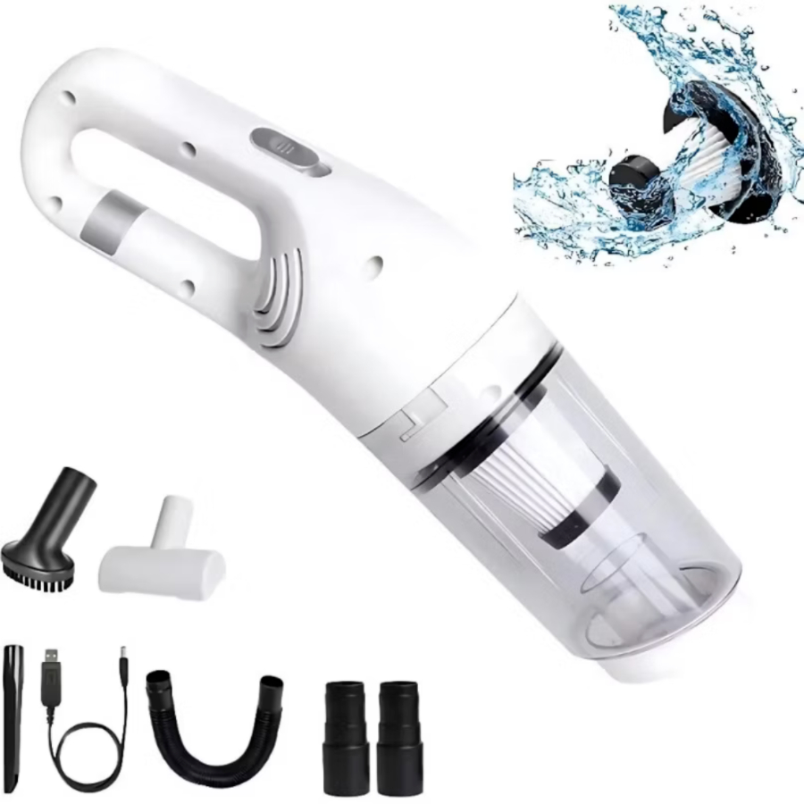 Pó Para Carro Forte Sucção Portátil De Dupla Utilização Limpeza Escritório Doméstico