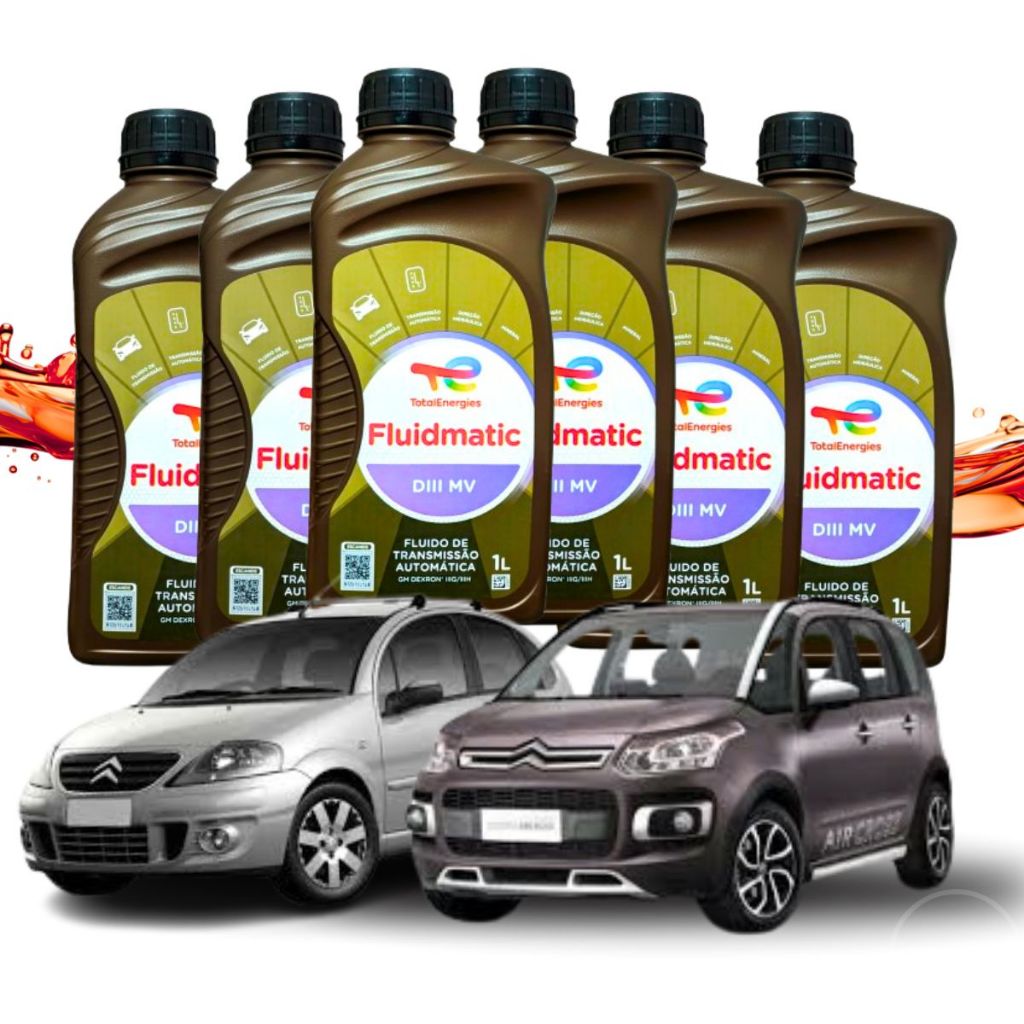 Kit Troca de Óleo Câmbio Automático 4 Marchas Dexron 3 Al4 At8 Dp0 Citroen Peugeot Renault Original
