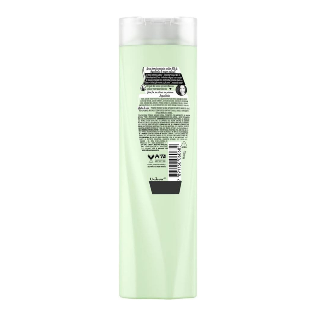Detalhes do Shampoo Seda Babosa Óleos 325ml
