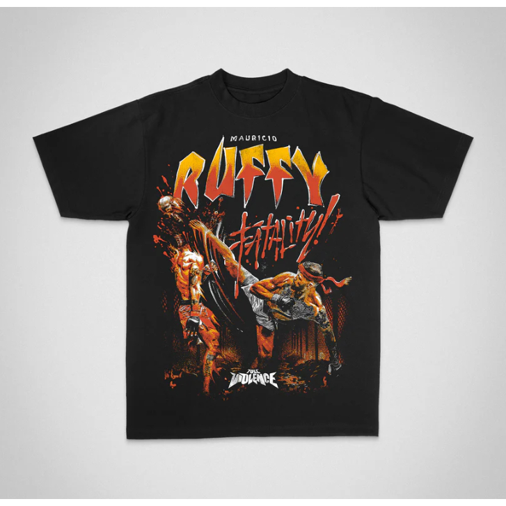 Camiseta Oversized Estampa Lutador Ruffy Novidade em Oferta na Shopee