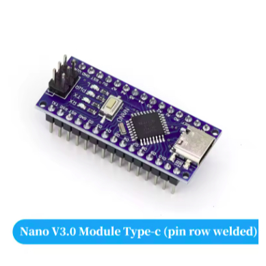 Nano Atmega168 Usb-C Pinos Soldados (Arduino compativel) sem Cabo