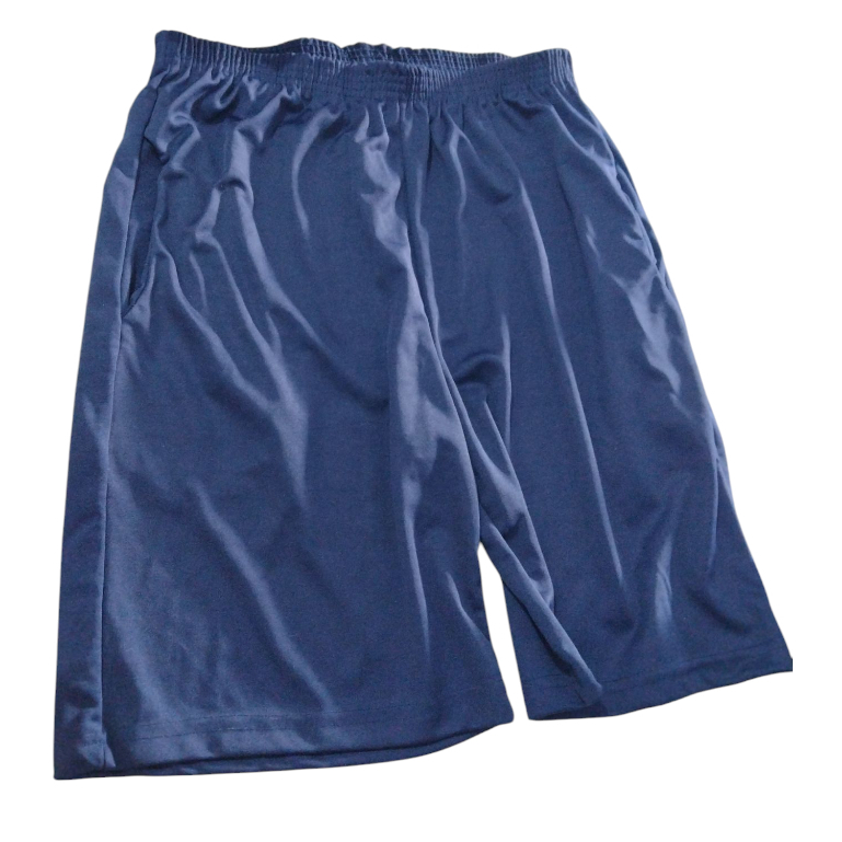 Bermuda masculina confortável azul marinho tamanho G com elastano e elástico na cintura