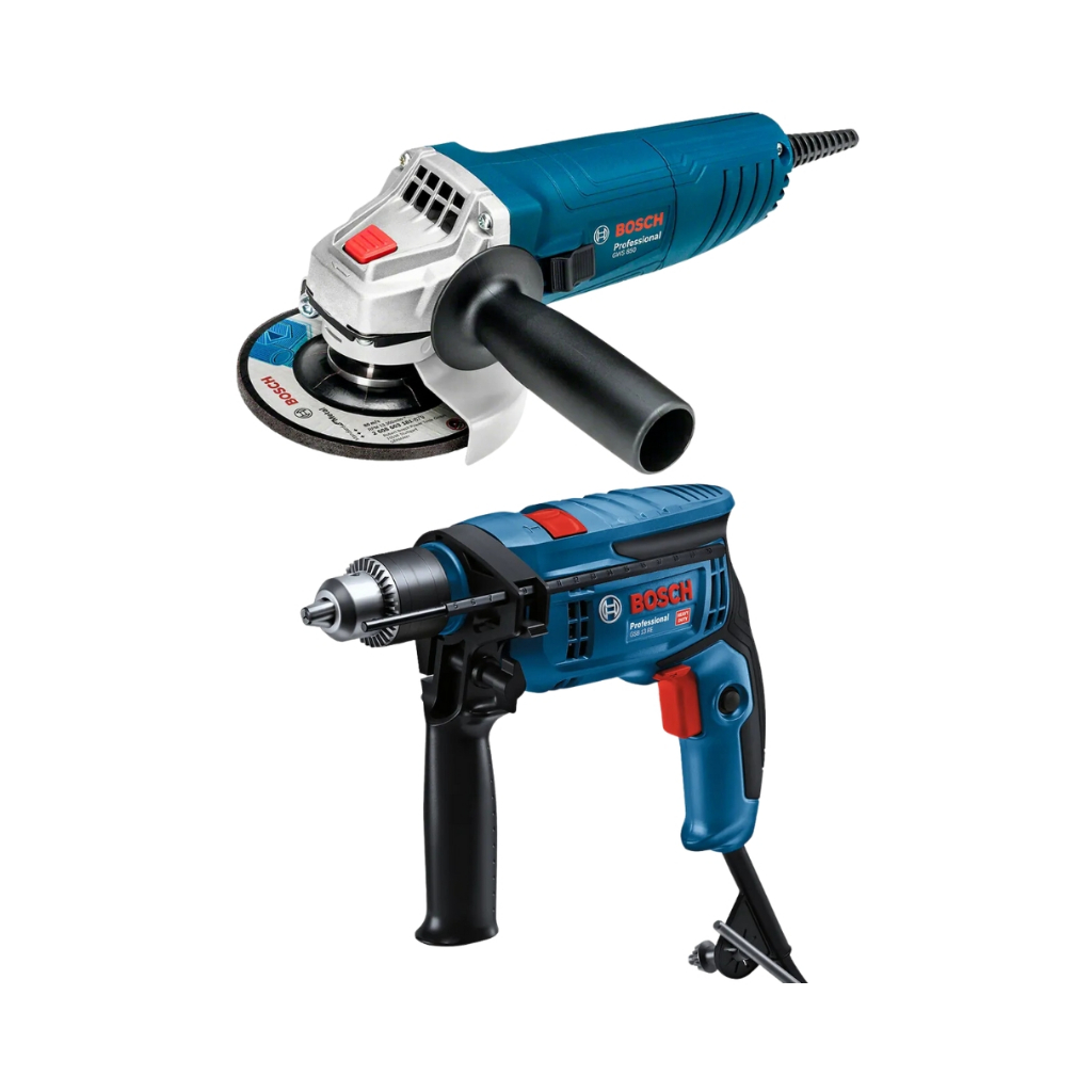 Combo Furadeira Gsb 13re + Esmerilhadeira Gws 850 Bosch em Oferta na Shopee
