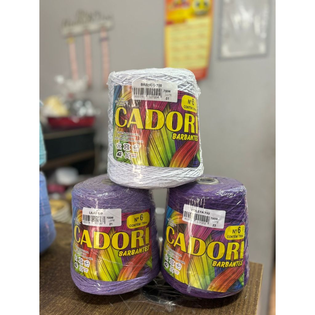 CADORI n°6 700m - 85% algodão em Oferta na Shopee