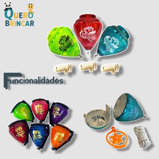 【PROMOÇÃO】Pião Estilo Fenix Pro Freestyle - Desafia Gravidade com 10 Manobras Secretas! + Cordão Antiperda em Oferta na Shopee