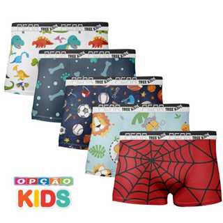 kit cueca Box infantil Personalizada com 5 ou10 Cueca Box para Criança Cueca Infantil em Oferta na Shopee