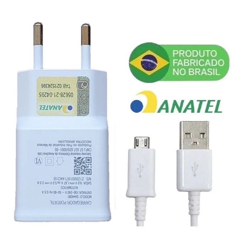 Carregador J2 J4 J5 Prime J6 J7 Prime J8 J7 Prime J7 Pro A01 A01 Core A10 A10S S5 S6 S6 Edge S7