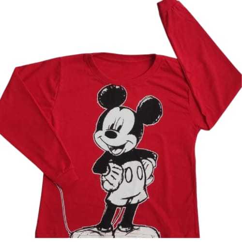 Camisetas Infantil Manga Longa Para Meninos Com Estampa Básica 100% Algodão e as Mesclas 85%, Envio imediato em Oferta na Shopee