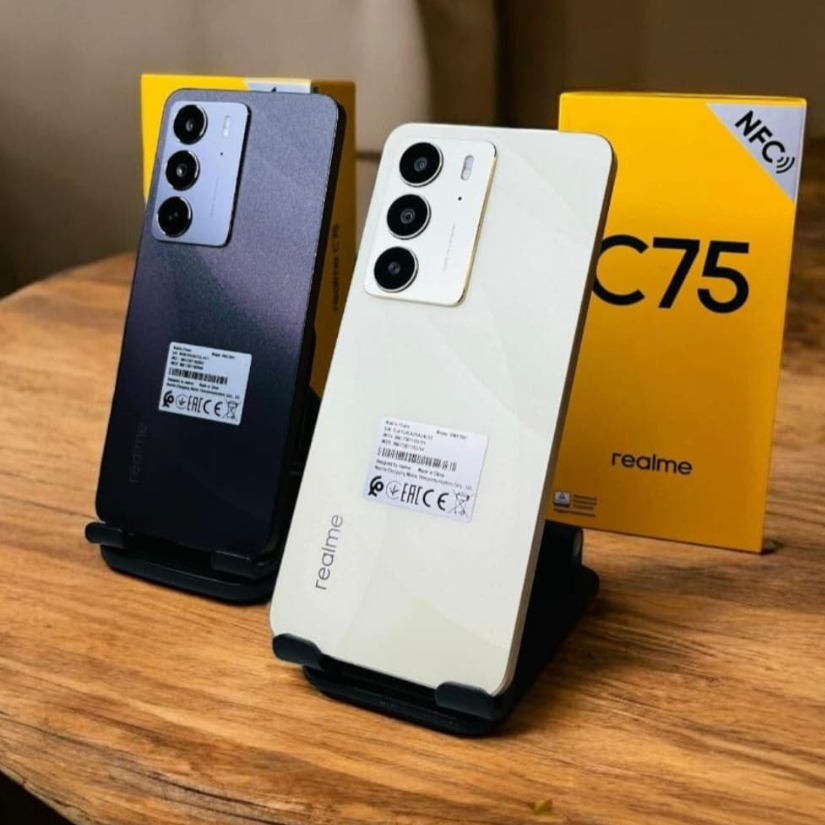 Smartphone realme C75 8GB RAM 256/128 ROM NFC Tela 6,72 IP69 A Prova D'água Global ENVIO I...