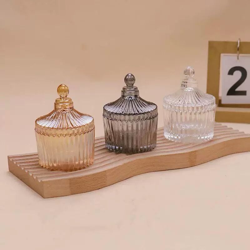 1/2 peças bomboniere rozana  Armazenamento de doces de vidro BOMBONIERE KONIA em Oferta na Shopee