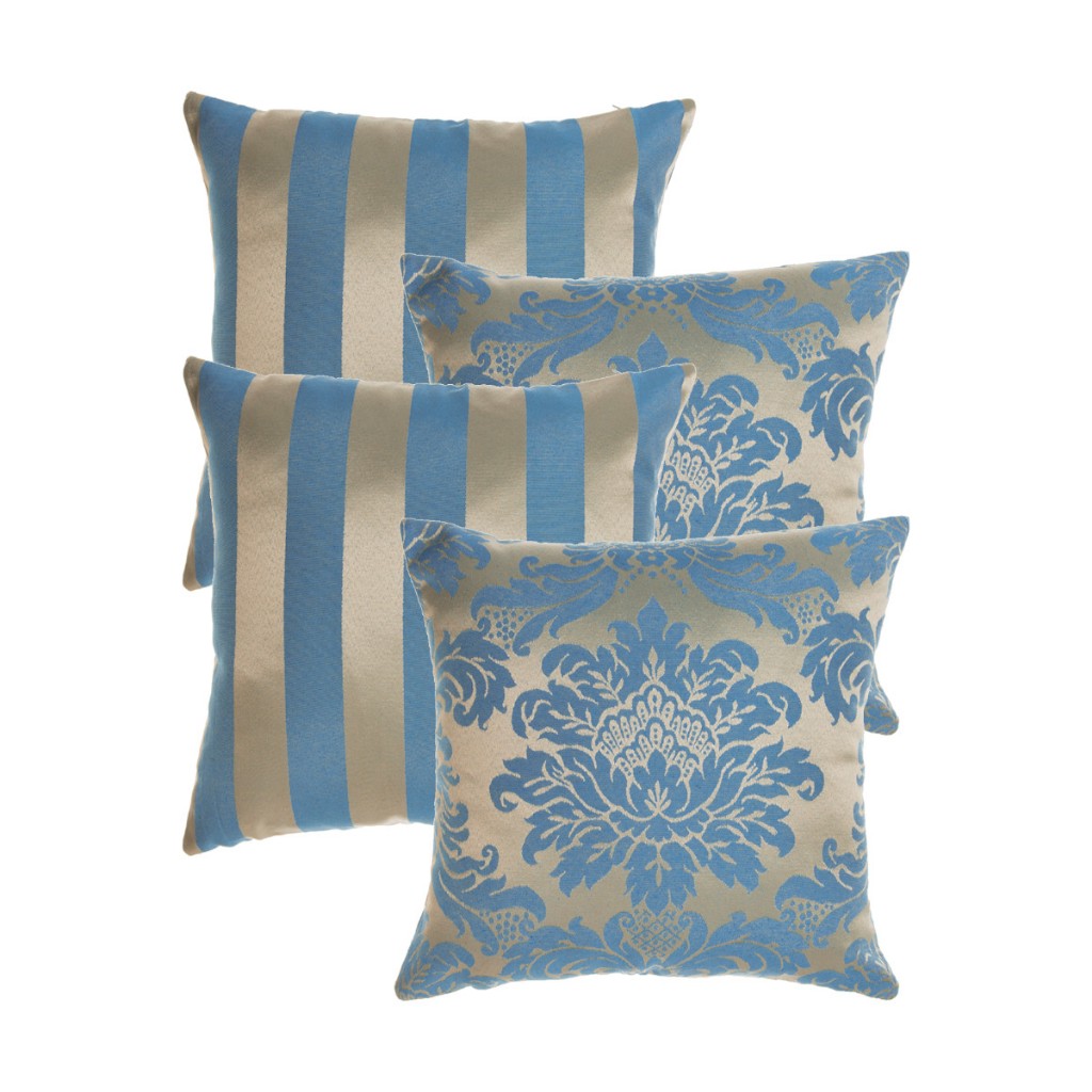 Kit 4 Capas de Almofada em Tecido Jacquard Tradicional Diversas Cores em Oferta na Shopee