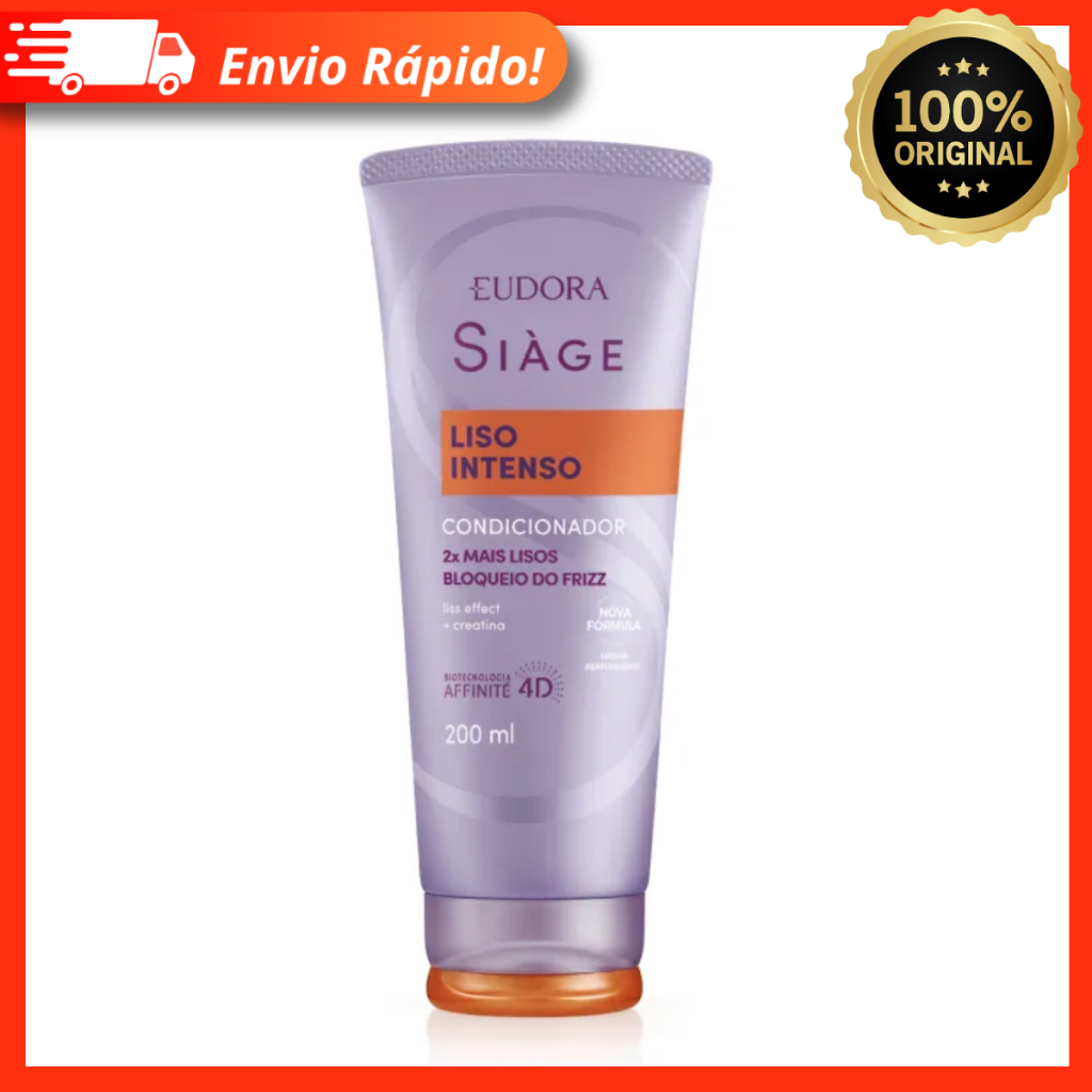 Condicionador Eudora Siàge Liso Intenso 200ml