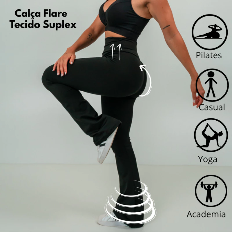 "Legging Flare em Promoção: R$ 35,65! 🎉"