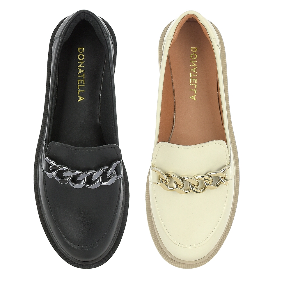 KIT 2 Pares Sapato Mocassim Feminino Tratorado Oxford Loafer Blogueira Plataforma Novo Fabricação Própria Lançamento