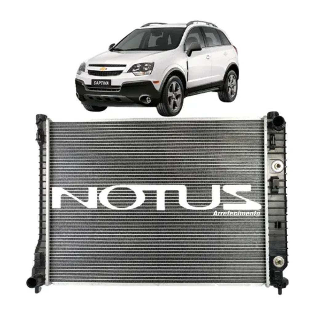 Radiador Notus Captiva 2008 2010 2012 2014 2016 Automático em Oferta na Shopee